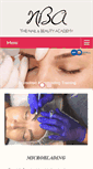 Mobile Screenshot of nailandbeautyacademy.com